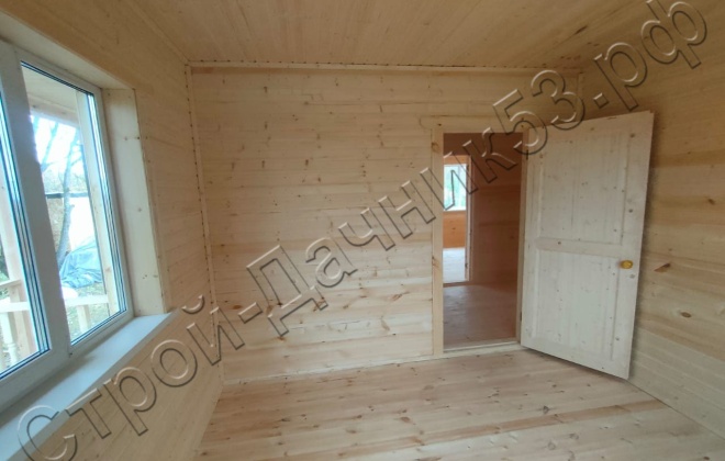 4 Каркасно-щитовой дом   Д-3, 9х8,5м, 67,5  М², Московская область, Можайский район, СНТ «Росинка». (6)